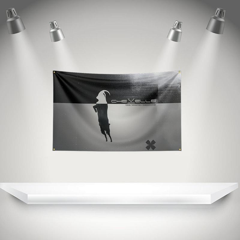 C-Chevelles Flag Rock Music Band Banner HD Printing Tapestry Exhibition, Music Band Fans, Garage Decor