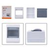2-4way Indoor Distribution Box Circuit Breaker MCB ABS Junction Box