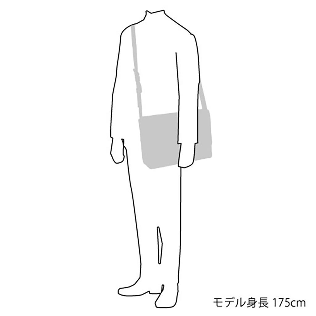 Kitamura Schulter A4 Größe Camel mit Orange 61421 Y-1112 Tasche, Kompatibel, Steppnähte, Braun,