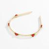Holiday Idyllic Small Daisy Flower Rice Bead Headband, Simple Winding Sweet And Cool Imitation Pearl Hair Accessories