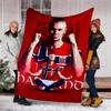 1pc Haaland13 Theme Blanket - Digital Print, Polyester, Cozy for All Seasons, Perfect for Outdoor, and Travel