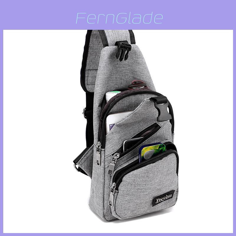 Stylish Vertical Square Cross Body Bag For Men And Women With Adjustable Shoulder Strap