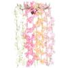 2Pcs Wedding Party Backdrop Diy Home Garden Decor 180Cm Artificial Cherry Blossom Garland Fake Flower Vine Wall Decoration