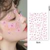 Butterfly Crystal Diamond Sticker Self Adhesive DIY Facial Temporary Tattoos Stickers for Stage Daily Makeup Decorate Supplies