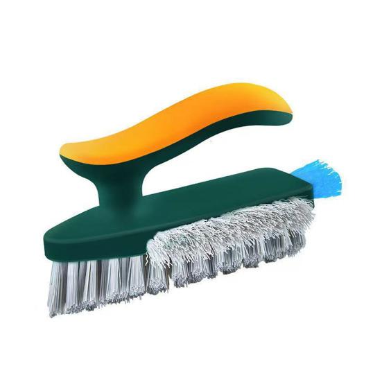 Cleaning Brush Multi-Functional Scrubbing Scraper Plastic Handle Ergonomic Grip Kitchen Toilet Cleaning Bottle Brush