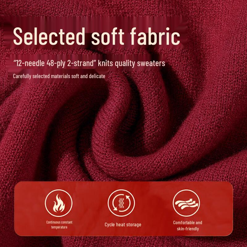 Jeanswest Men's Year of the Snake Fleece-Lined Pullover Sweater