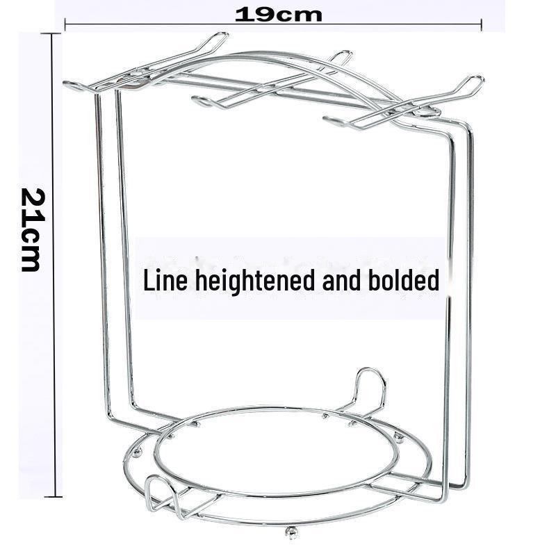 Feiyi Rust-Proof Stainless Steel Coffee Cup Holder for 6 Cups