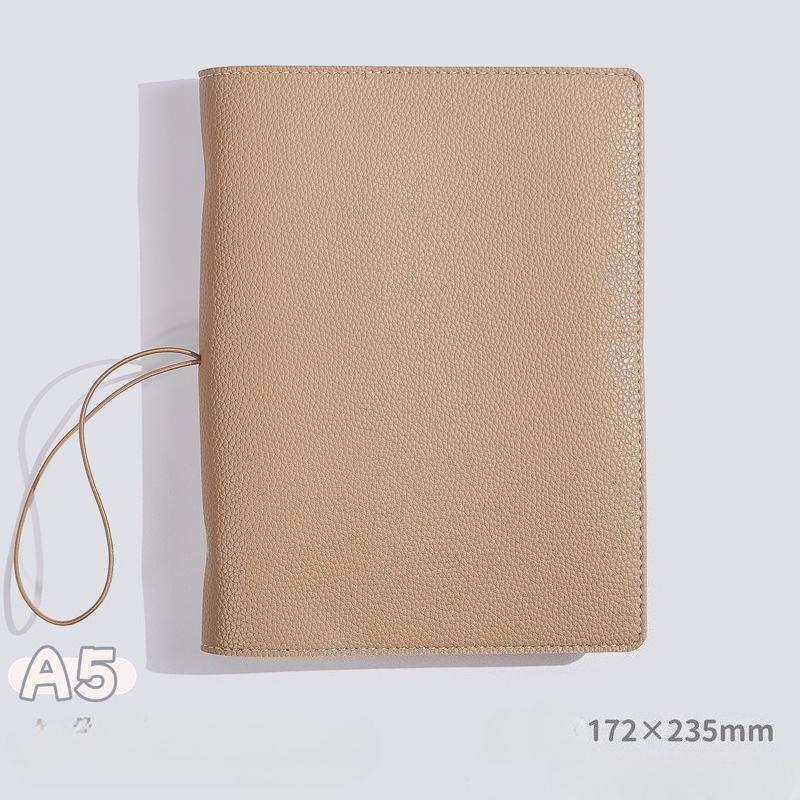 A5 Soft PU DIY Binder Photocards Collect Book Diary Agenda Planner Cover Album Stationery