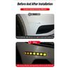 2pcs Safety Warning Bumper Reflector Strips Self-Adhesive Reflective Car Decal  For Car SUV Truck