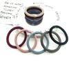 Pack Women Rubber Bands Durable Elastic Cotton Overstriking Adjustable Hair Rope