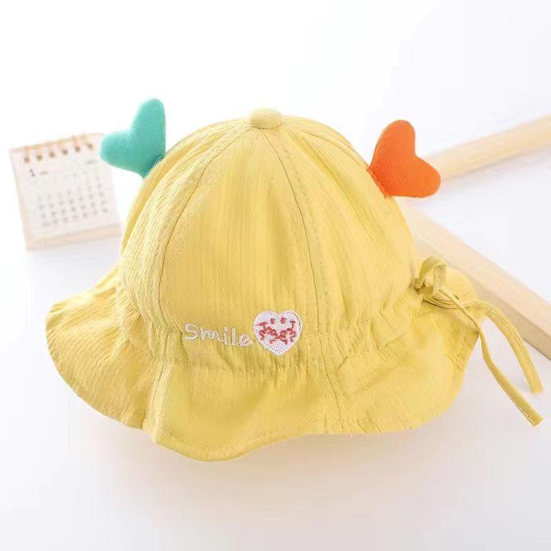 Adorable Baby Sun Protection Bucket Hat for Boys & Girls - Cute Newborn Spring & Autumn Hat