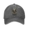 Santa Muerte Saint Death Goth Mexican Muertos Skull Washed Denim Cap Casual Baseball Caps Hat Summer Unisex Baseball Hats