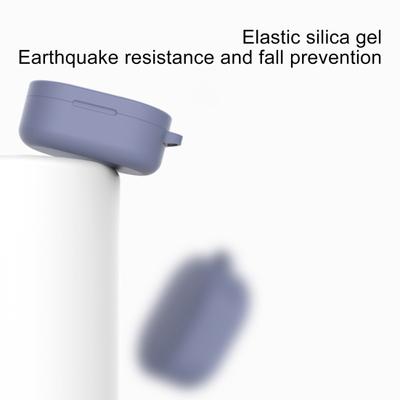 Wireless Bluetooth-compatible Earphone Anti-fall Protective Silicone Case Storage Cover with Carabiner for Redmi AirDots 3