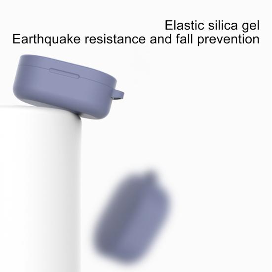 Wireless Bluetooth-compatible Earphone Anti-fall Protective Silicone Case Storage Cover with Carabiner for Redmi AirDots 3