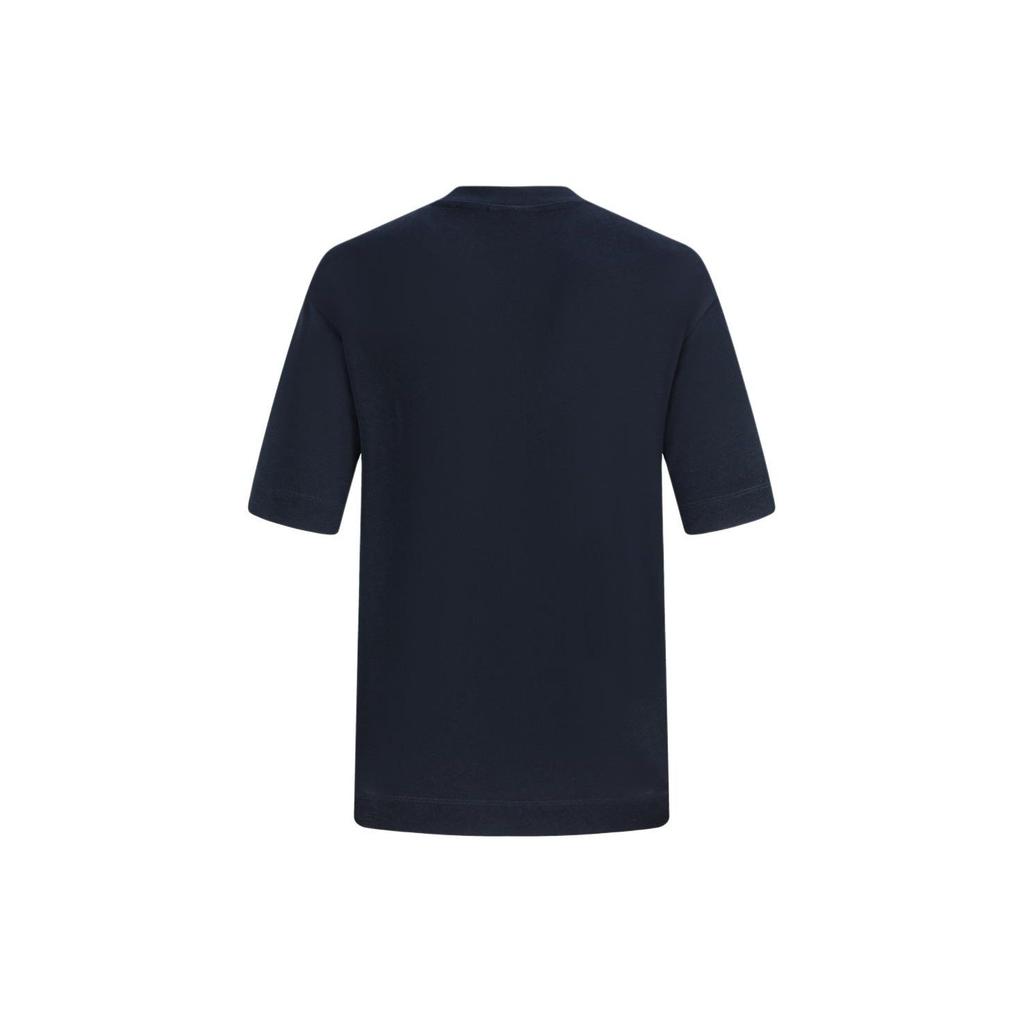 Emporio Armani Ss24 Buchstaben-Logo-Muster Rundhals Kurzarm T-Shirt Herren Oberteile Marineblau 3D1T93-1J0EZ-0955