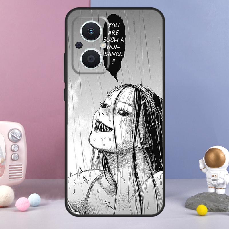 Horror Manga Style Funda For OPPO Reno 8 Lite 11F 12F 13F 14F 10 11 12 13 14 Pro OPPO Find X9 X5 X6 X8 Pro Case