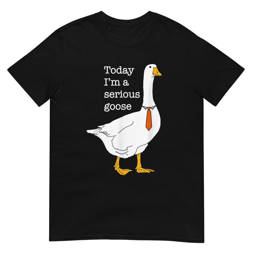 Untitled Goose Games Mír nikdy nebyl možnost T-shirt s krátkým rukávem Letní Vtipná Ležérní Trička Grafické Oblečení