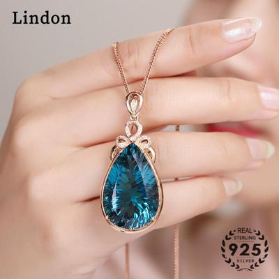 Lindon Women Necklace Pendant Copper Alloy Zircon Fashion Gift