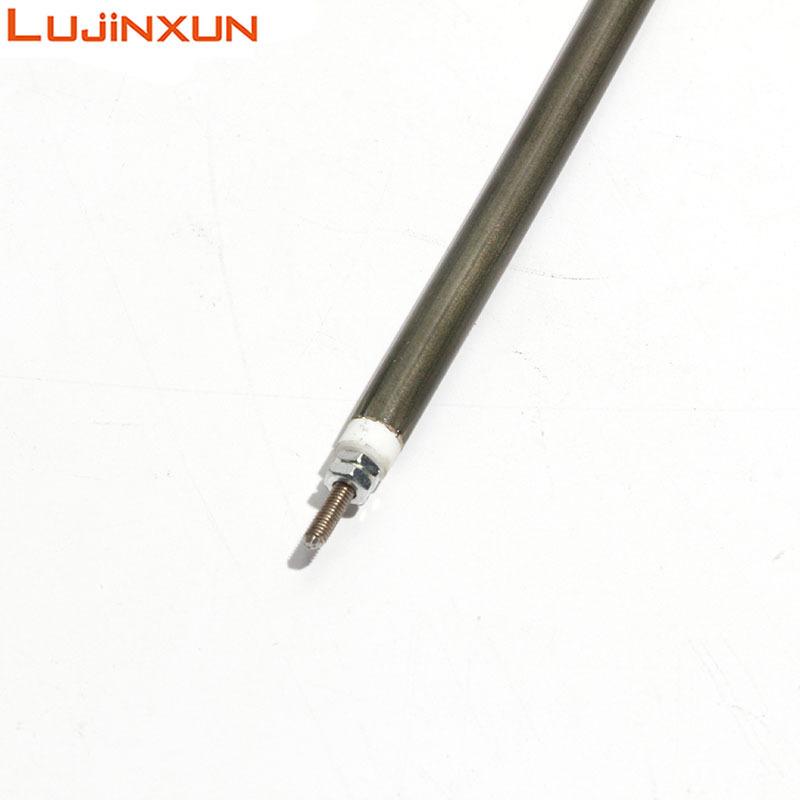 LUJINXUN 300W Air Heater Tube 340/345/350/355/360mm Electric Oven Heating Pipe 6.6mm Green 304SS 110V/220V 300W/350W 2pcs/lot