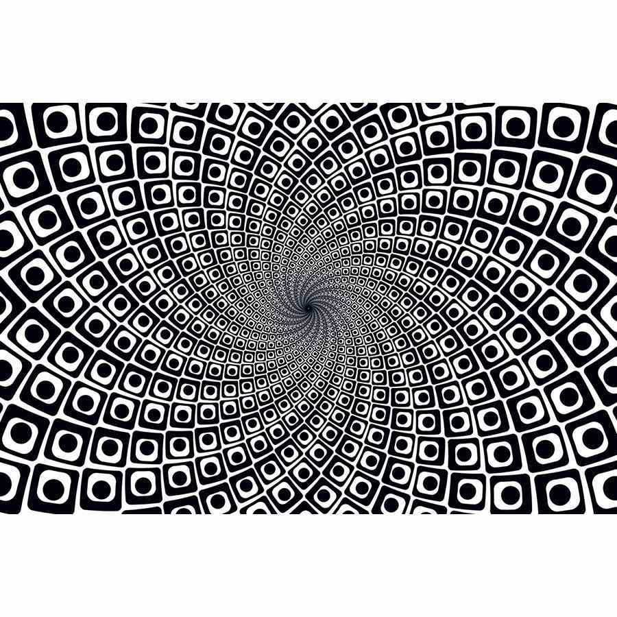 MOON.QG 3D Photography Wallpapers Backdrop Visual Illusion Background Swirl Geometric Home Wall Event Photo Studio Decorations