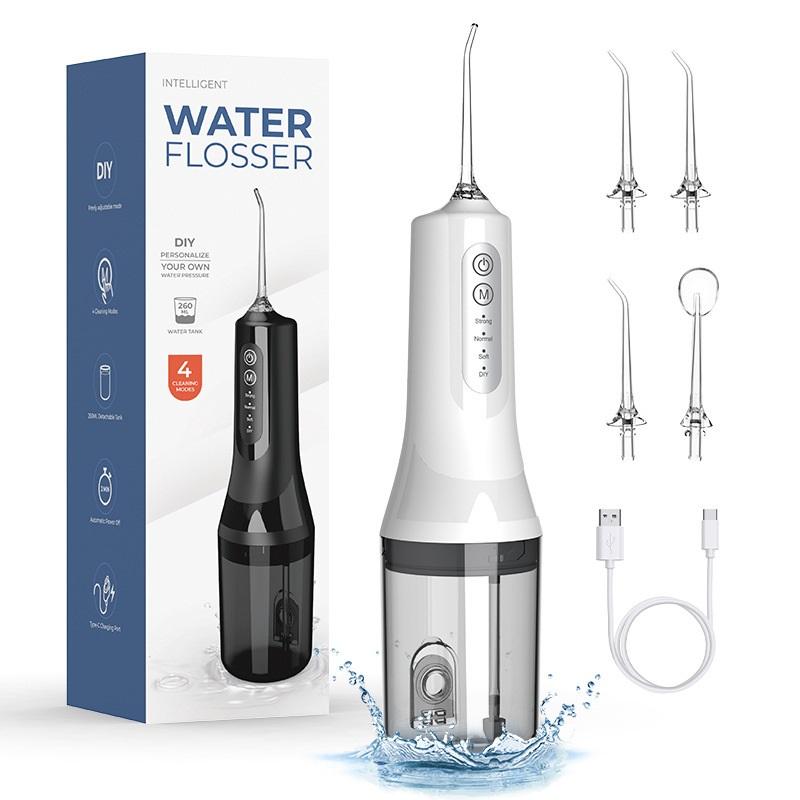 C1 portable electric tooth rinser oral cleaning care water flosser home whitening teeth cleaner