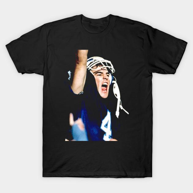 Men Black Print T-shirt James-Van-Der-Beek No-Cut Transfer Paper Print Cotton Tshirt L чёрный