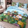 Plants vs. Zombies 3Pcs Bedding Set Duvet Cover With Two Pillowcases For Bedroom Home Decoration