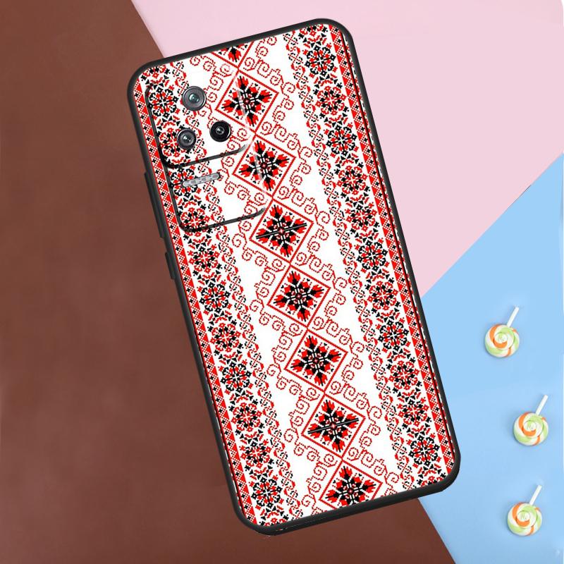 Ukrainian Pattern Case For Xiaomi POCO M6 Pro X3 X5 X6 Pro F3 F5 M5s Mi 14 Pro 13 13T 11T 12T 12 Lite Cover