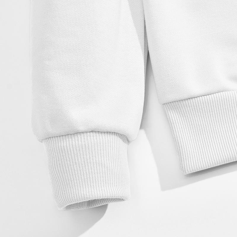 Ny manchesterlappverk rundhalsad herr vardagssweatshirt