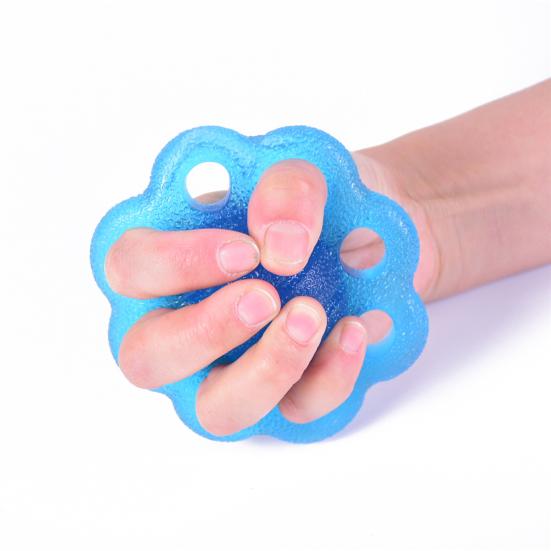Hand Grip Exerciser Ball High Elasticity Bump Design Recovery Training Hand Acupuncture Point Activation Grip Strengthener Ball for Home