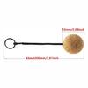 2Pcs for Key Ring Sailing Boat Float Buoyant Rope Ultraweight Wood Keychain Keyr