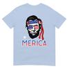 Abraham Lincoln 4th Of July Merica Unisex Unisex American Flag Tshirt