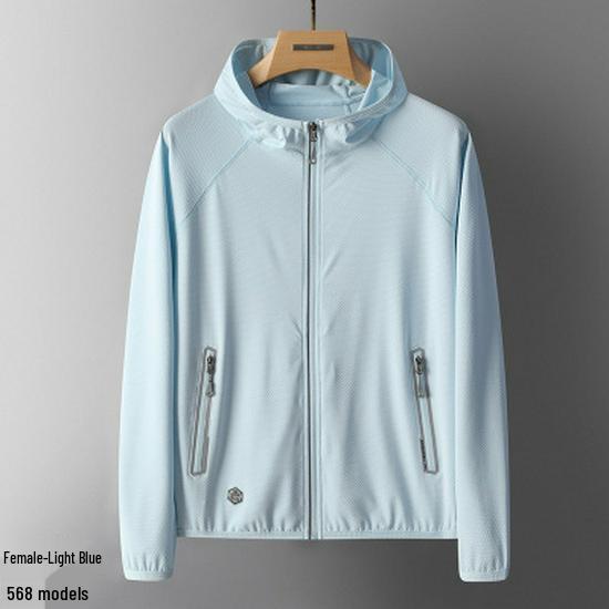 Summer UPF50+ Ice Silk Sun Protection Breathable Windbreaker for Men & Women