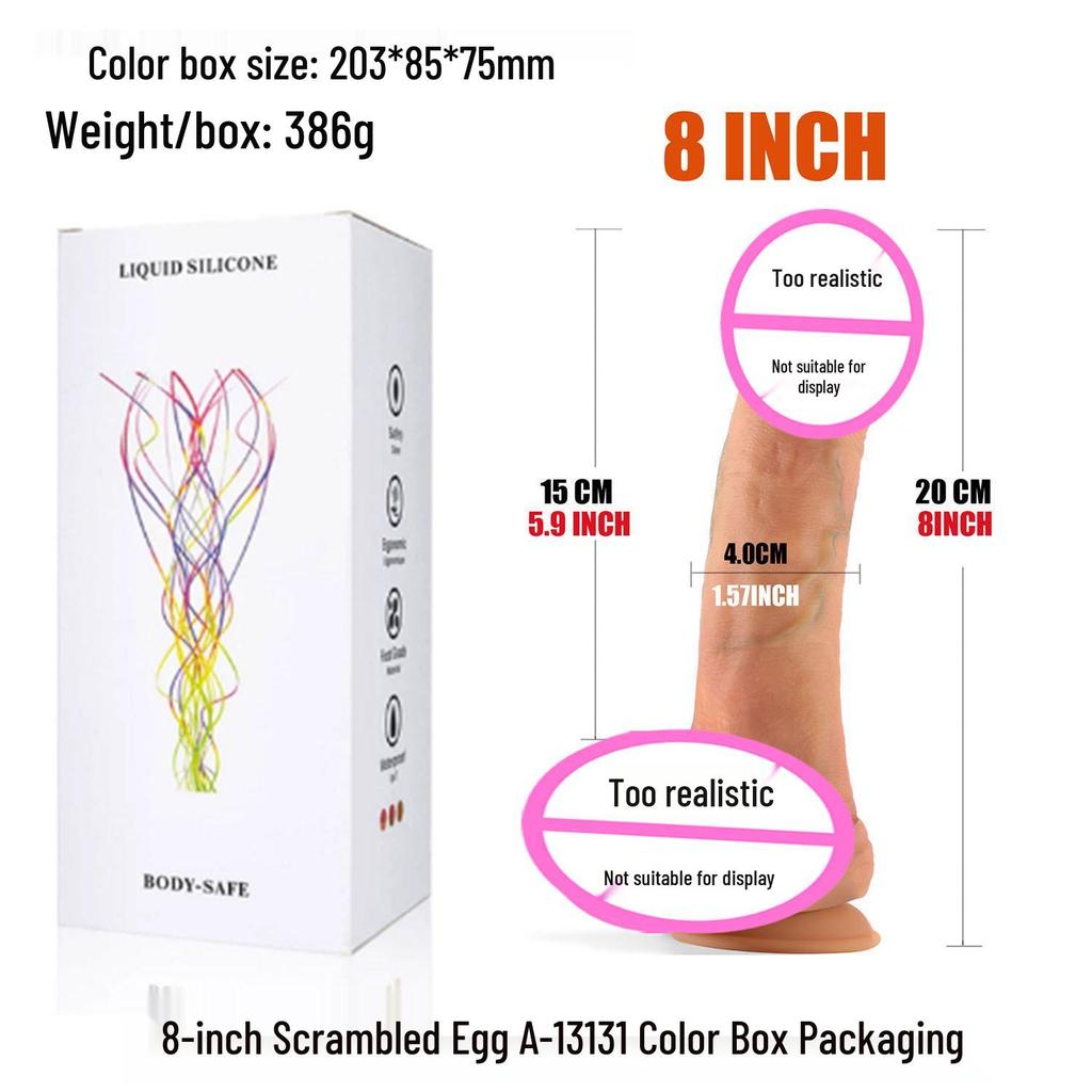 Top-Selling Silicone Realistic Dildo - Large & Soft Easy-to-Insert Women's Masturbator