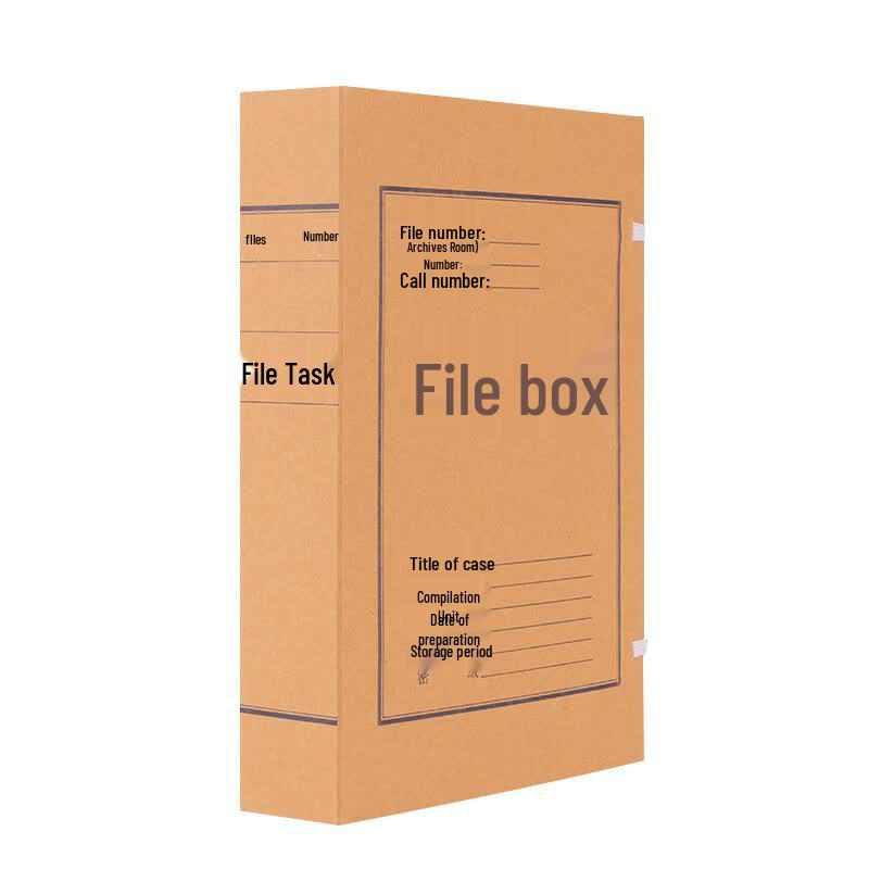 Kraft Paper Document Archiving Box