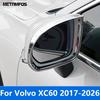 Für Volvo XC60 XC 60 2017-2024 2025 2026 Chrom Rückspiegel Seitenspiegel Visier Sonnenschutz Regenschutz Schild Zubehör Auto Styling