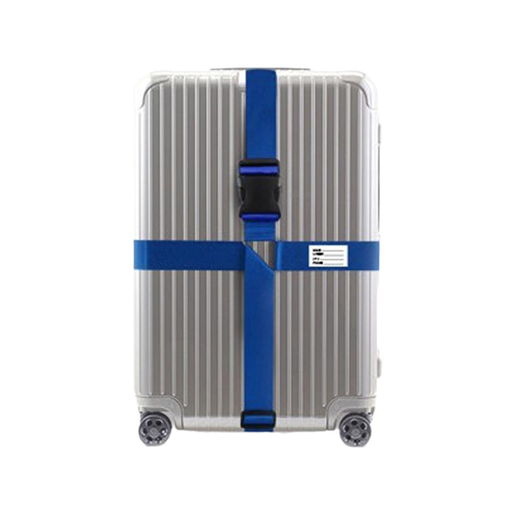 Durable Nylon Travel Bag Straps Convenient Luggage Belts with Buckles Prevent Sliding & Protect Your Luggage with Ease