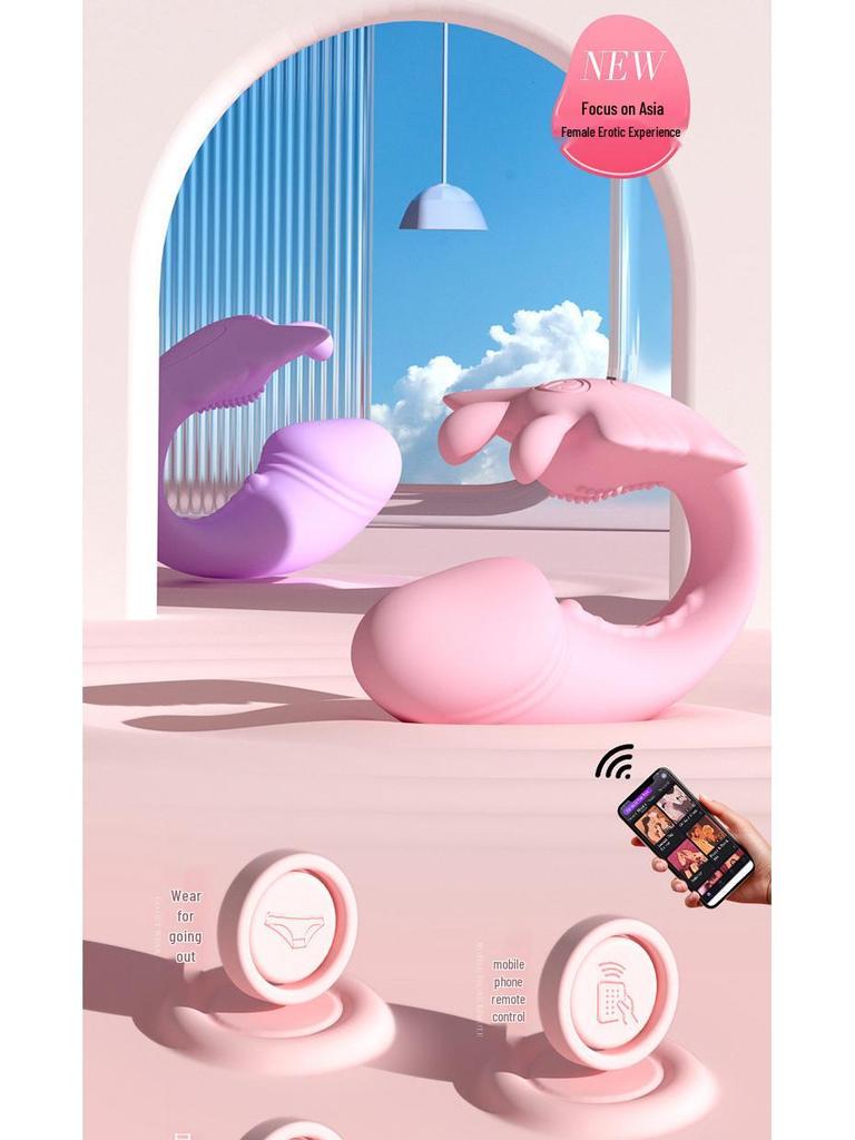 Huanai Wearable Butterfly Vibrator for Couples - Clitoral Massager for Women