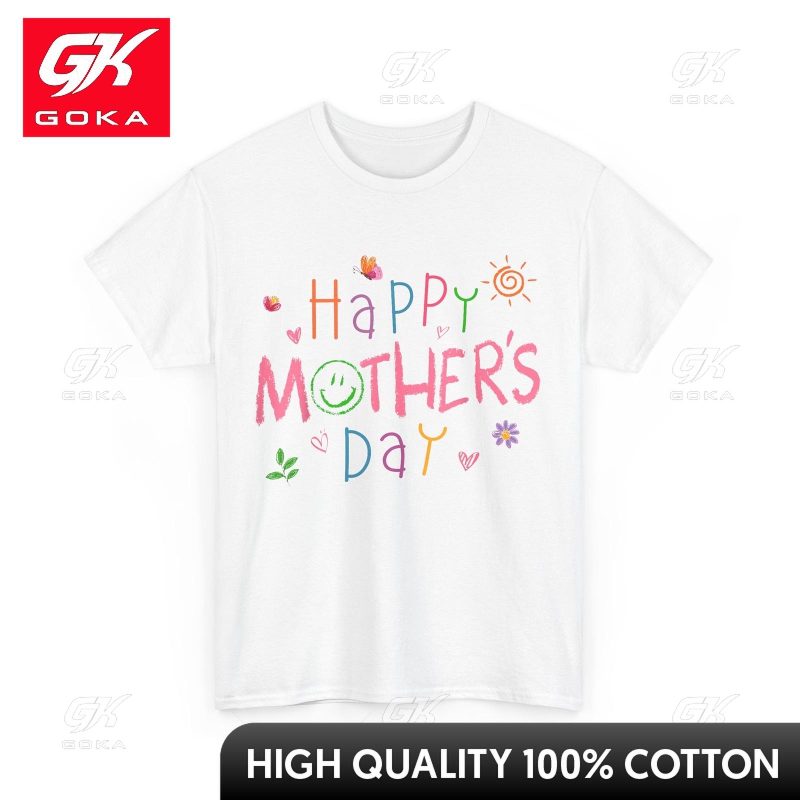 

Happy Mothers Day Shirt For Toddler Baby Kids Saying For Mom Calm Friendly Soft Cool Tee Festival RelaxedFit Whimsical Tee S