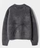 Dimiteulibeullaeg Essential Hairy Round Knit_Charcoal Gray