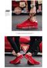 Unisex Red Canvas Sneakers: Women's Fashion, Men’s Thick-Soled Casual Shoes for Summer, Low-Top Design