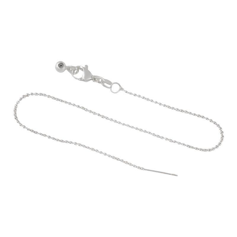 Schmuck Halskette Zubehör Kupferplattiert Universell Verstellbare Kette DIY Anhänger Halskette Karabinerkette Flash Perlen Armband Zubehör