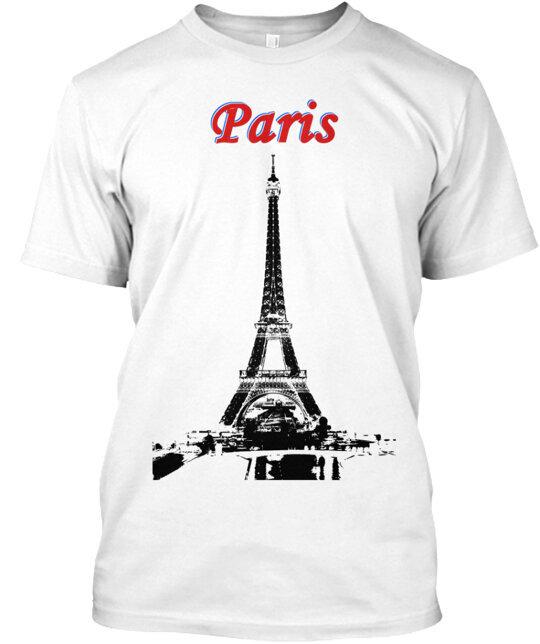 Paris Eiffel Tower Tshirt Size S To 5xl