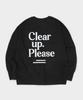 REIKU Rk Tidy Up Oversized Sweatshirt Black