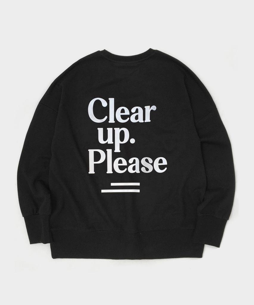 REIKU Rk Tidy Up Oversized Sweatshirt Black