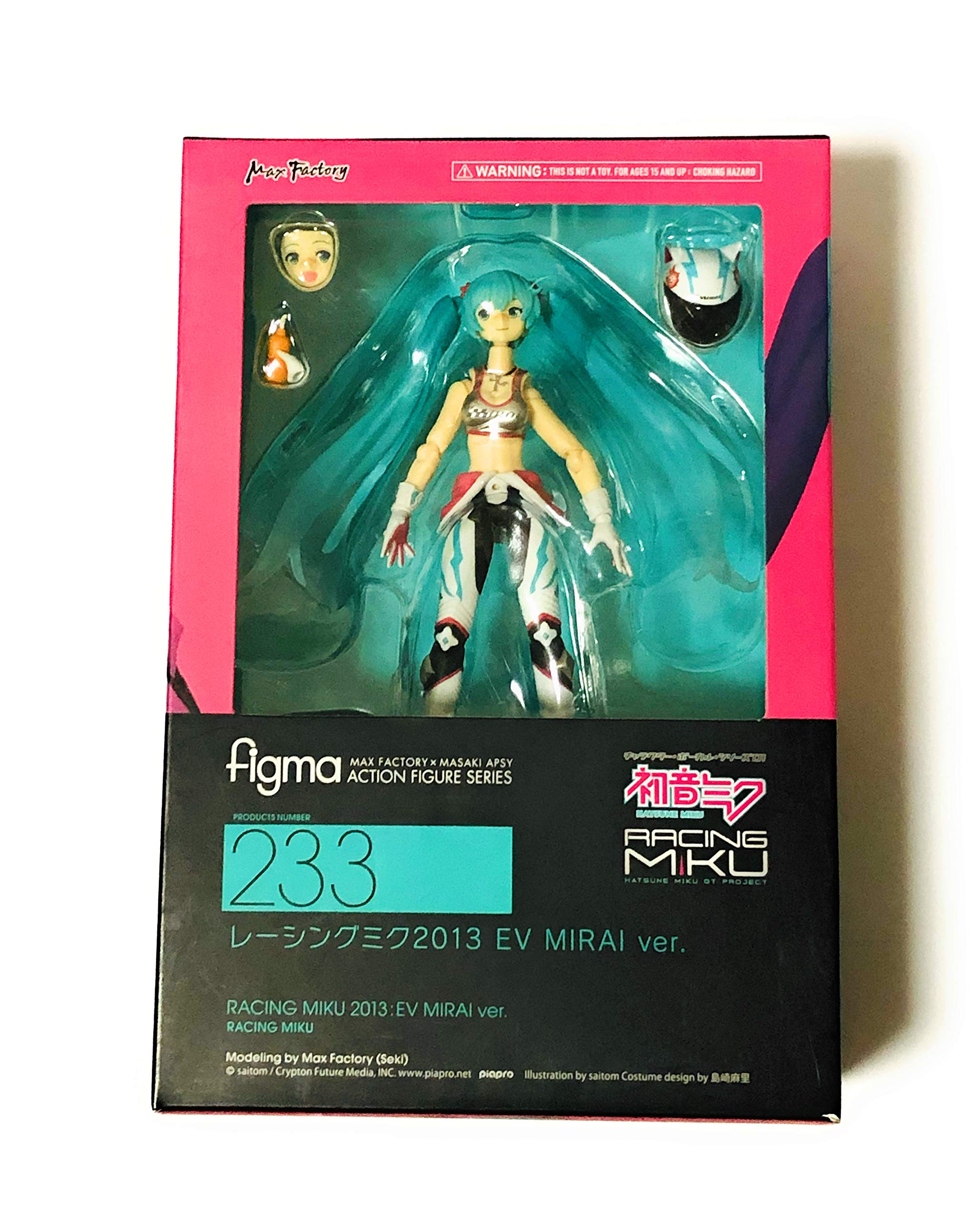 

figma Racing Miku 2013 EV MIRAI ABS painted action figure ver. Non-scale & ATBC-PVC