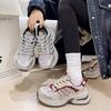 Platform Dad Shoes Women's Autumn Versatile Breathable Casual Mesh Sports Running Shoes