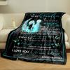 Grandma's Love Inspirational Quote Blanket bedroom Blanket for Livingroom Couch lunch break Soft throw for Friend's festival Gift