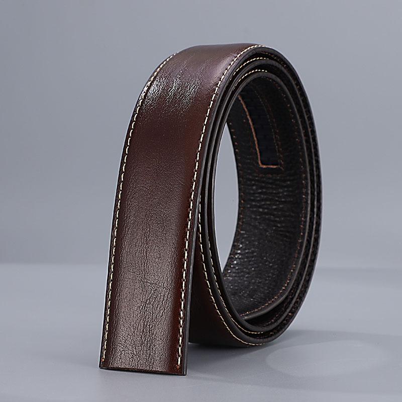 First Layer Cowhide Automatic Belt Men'S Business Crocodile Pattern Dragon Green Belt Wide Waist Seal