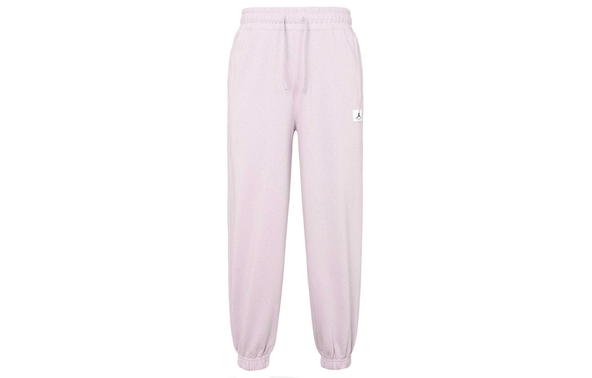 Jordan Knitted Sweatpants Women s Ice Light Purple Moderate Cuffed Pants DQ4608-576 L